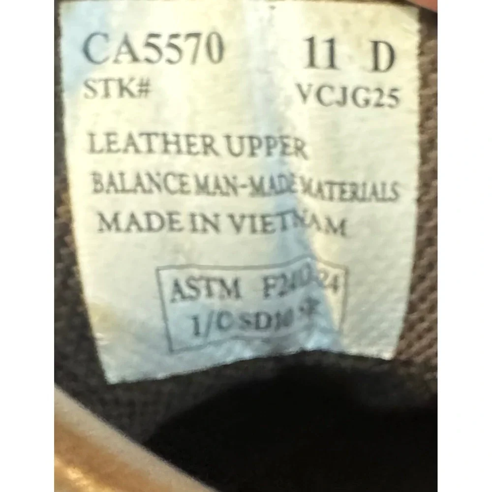 Carolina CA5570 ESD Safety Toe Work Boots Brown Leather 11D‎ Utility